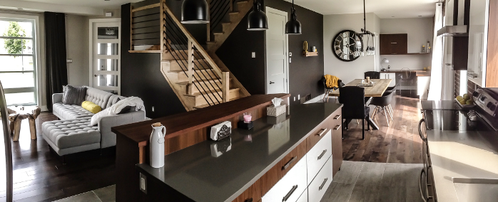 renovation rustic et moderne